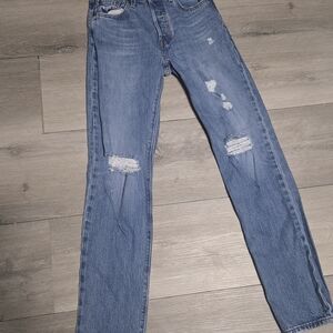 Classic Women's Straight Leg Jeans in Blue